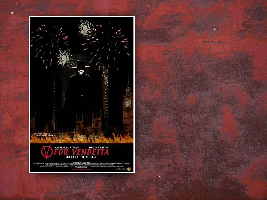 V For Vendetta Print